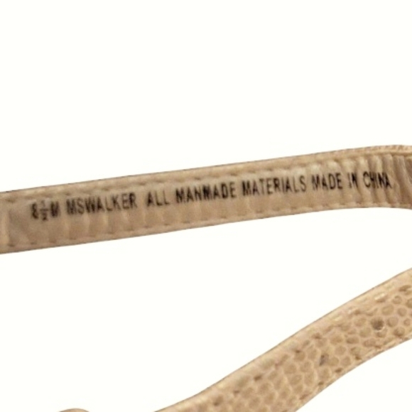 Madeline Gold And Crystal Diagonal Design Sandals Angel Fairycore Dressy Evening - Picture 5 of 5